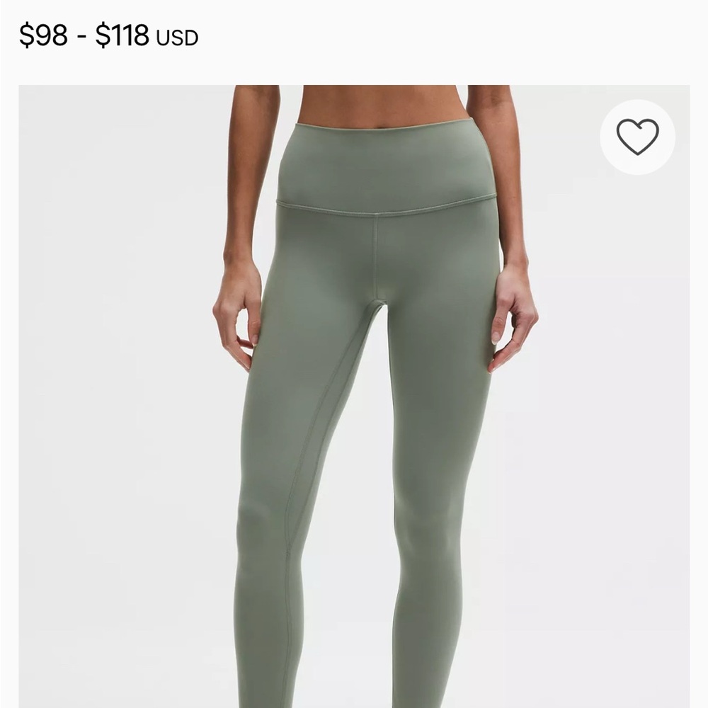 lululemon athletica Align Green Leggings